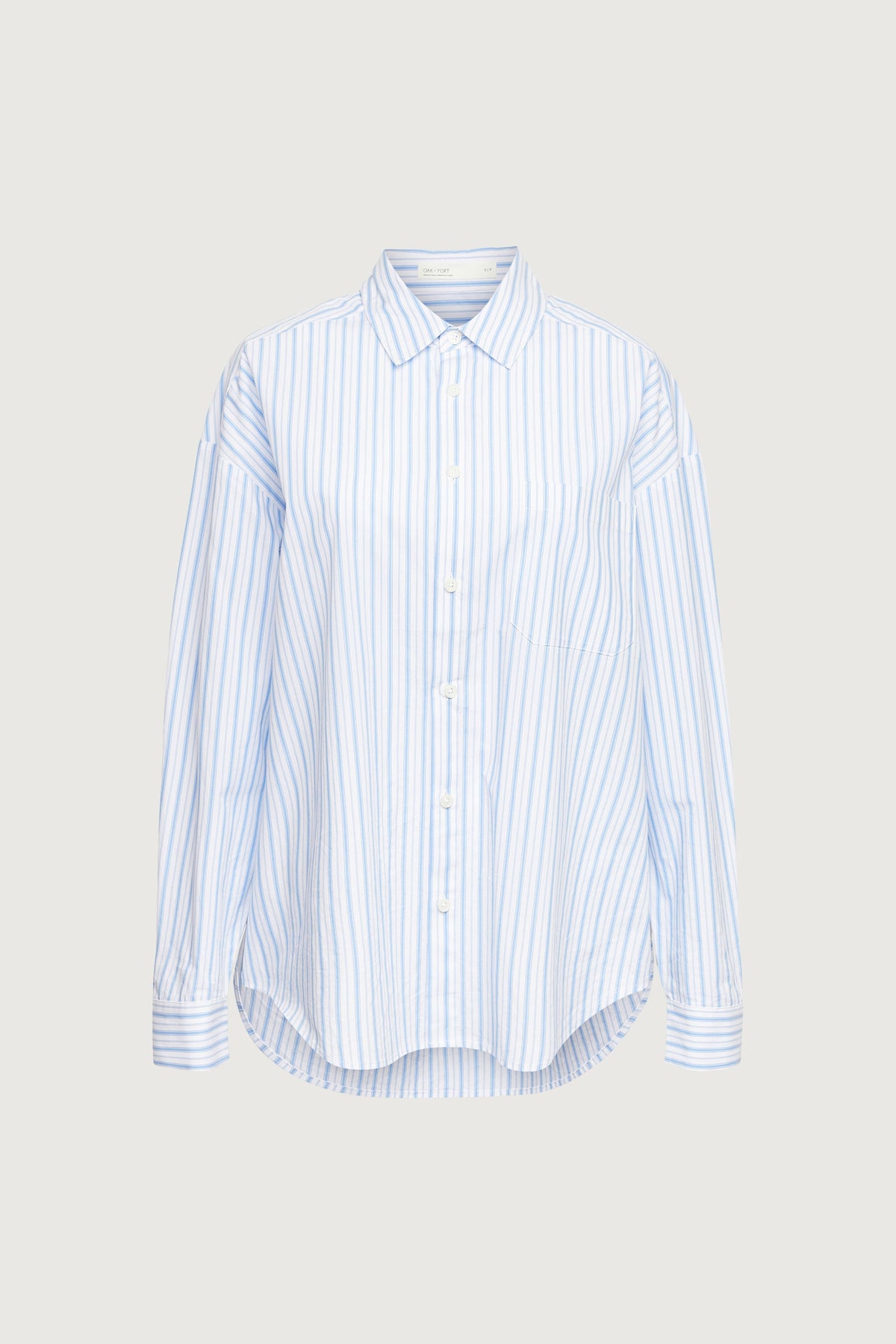 STRIPED COTTON POPLIN SHIRT