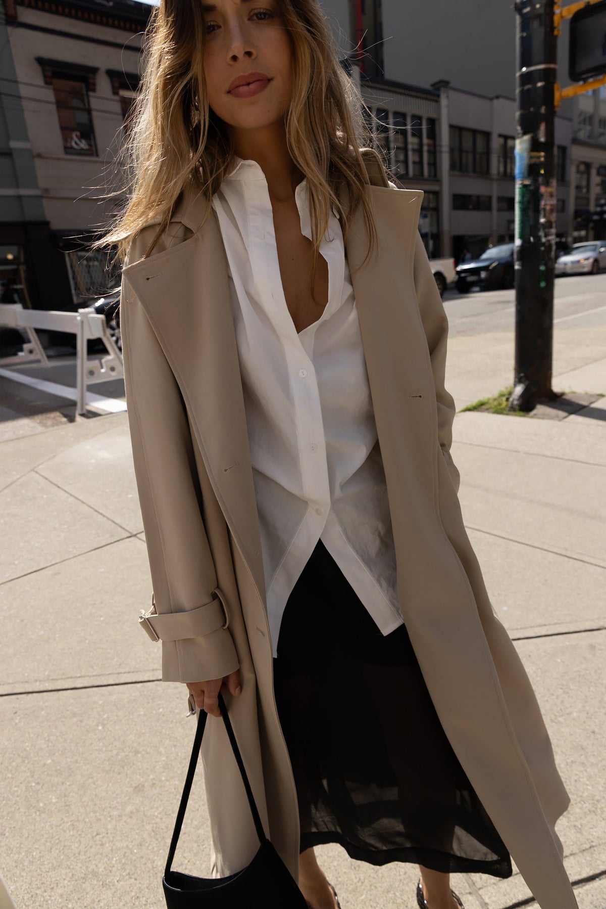 OVERSIZED DRAPED SHIRT