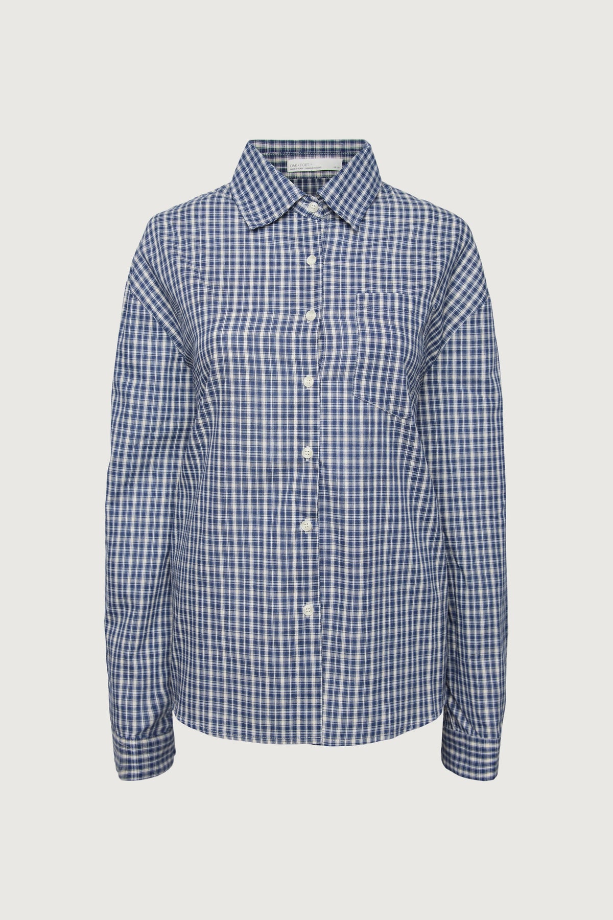 PLAID BUTTON UP SHIRT