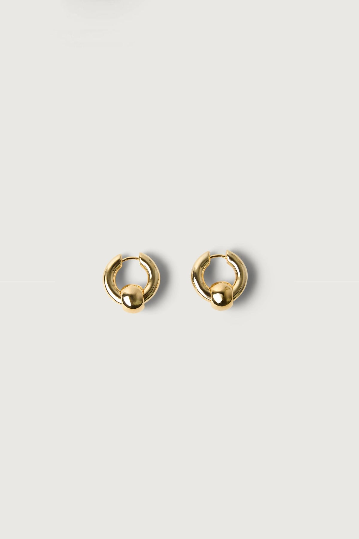 BALL DROP HOOP EARRINGS