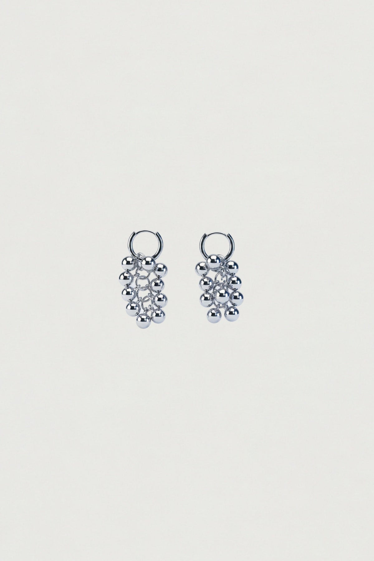 BERRY BEADED DROP EARRINGS