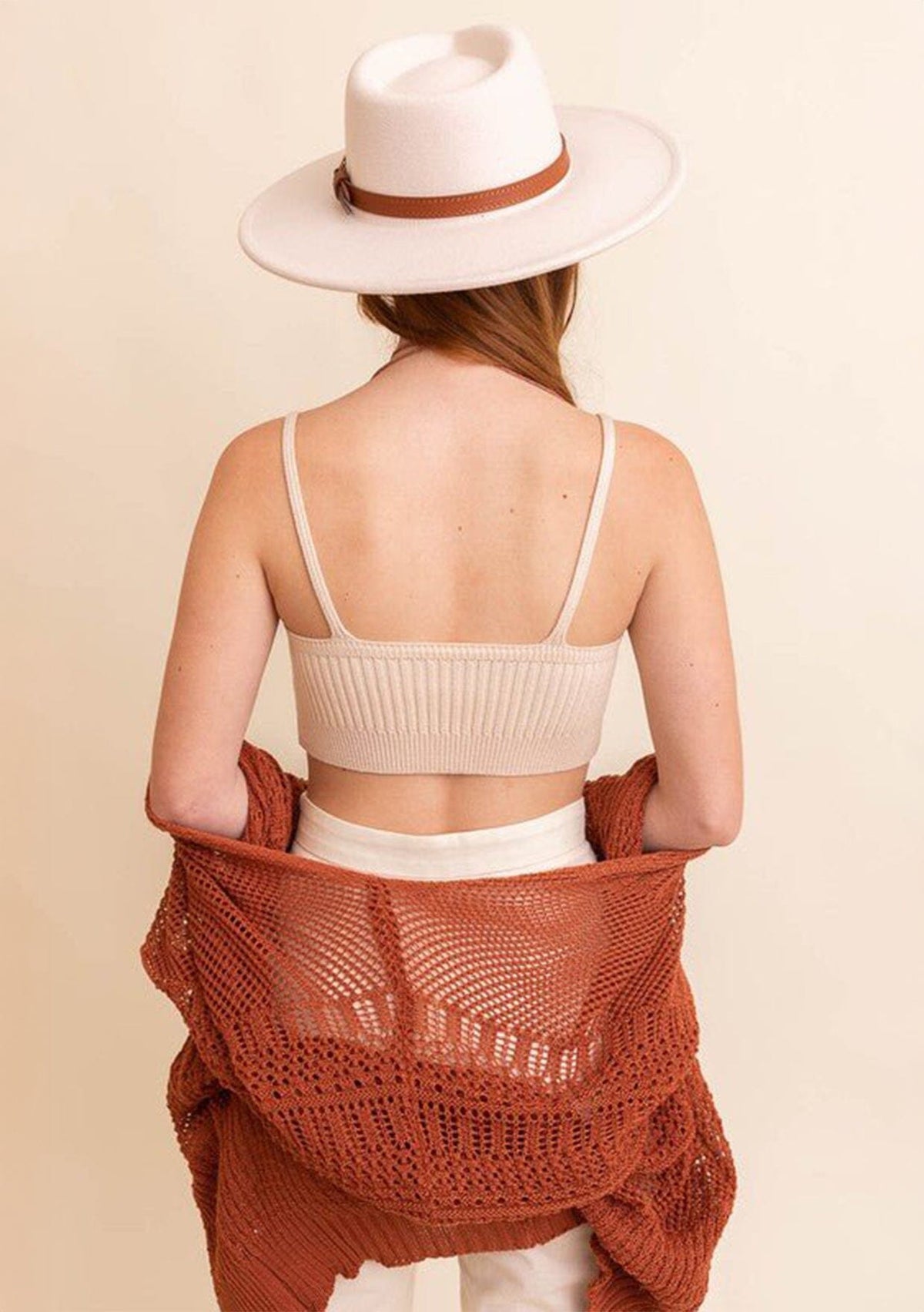 Leto Accessories Rib Knit Lounge Brami