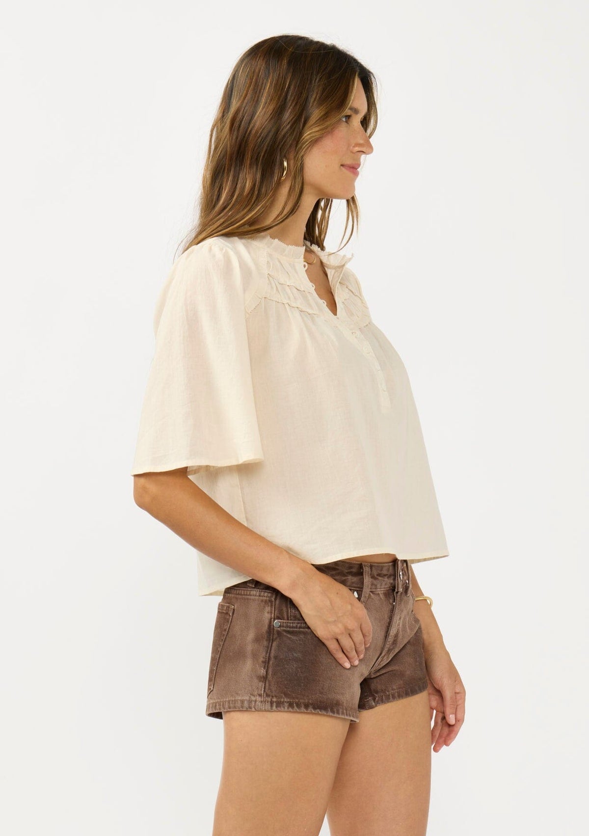 Vanya Ruffle Top
