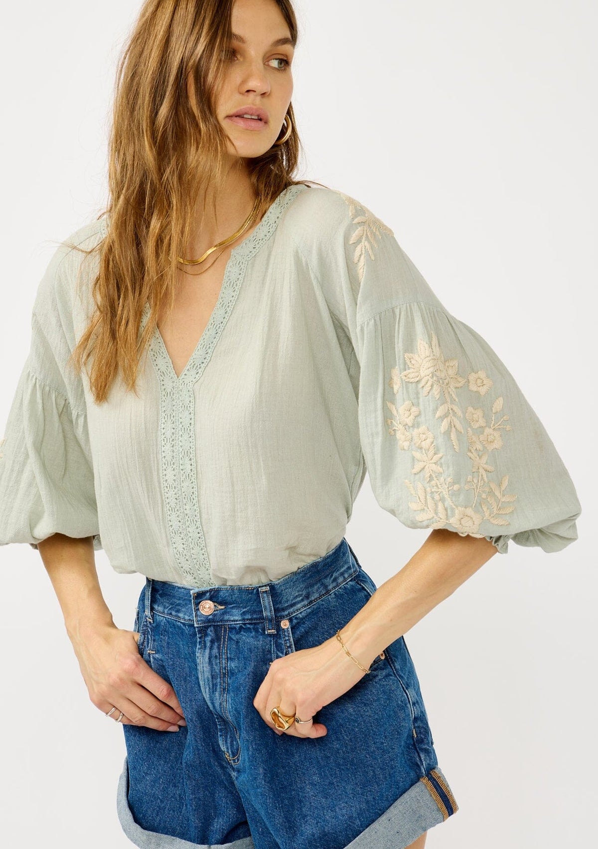 Sonara Embroidered Blouse