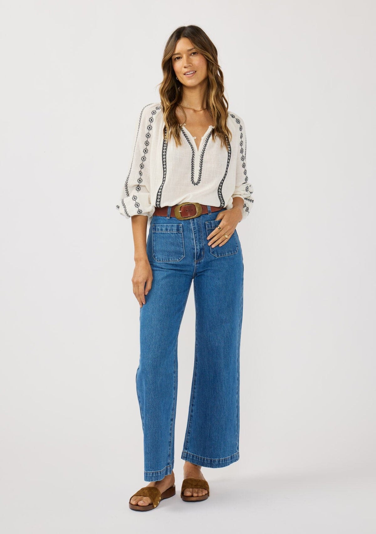 Tori Embroidered Blouse