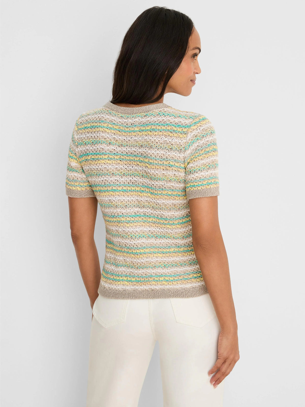 Layered Knit Sweater Tee