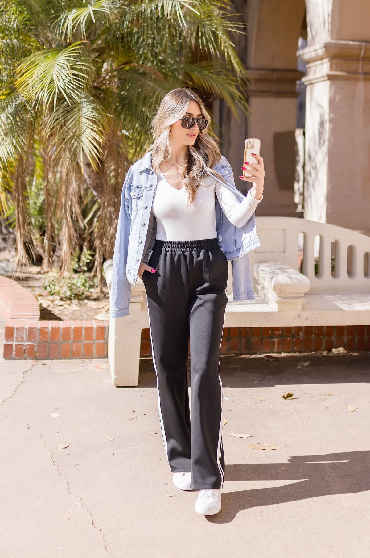 Charlotte Long Sleeve Denim Jacket Light Wash