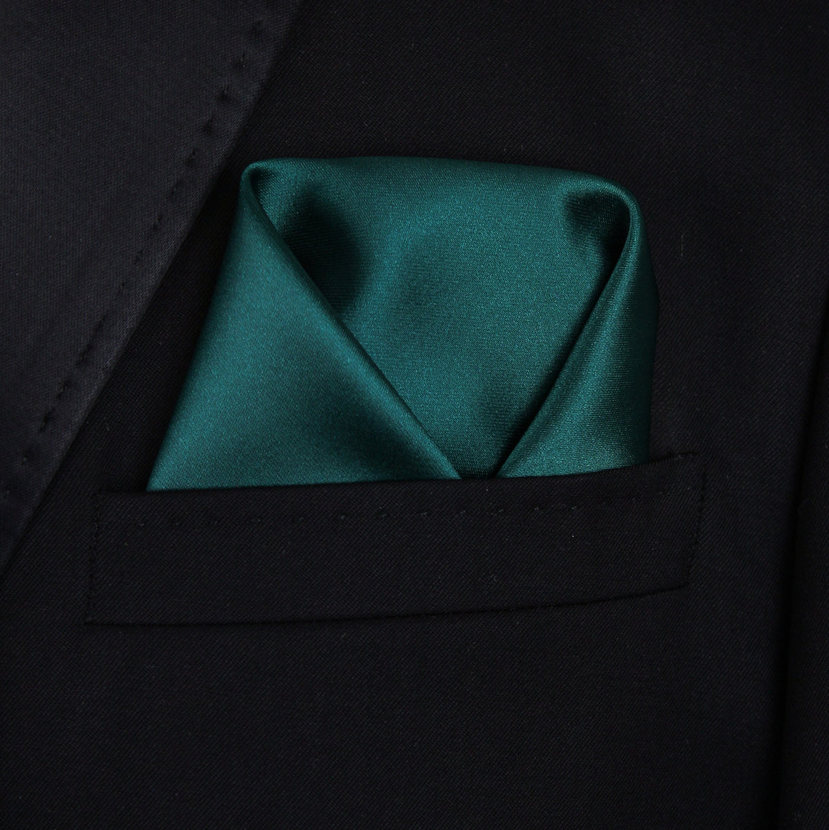 Pocket Square | Emerald Soft Satin #56