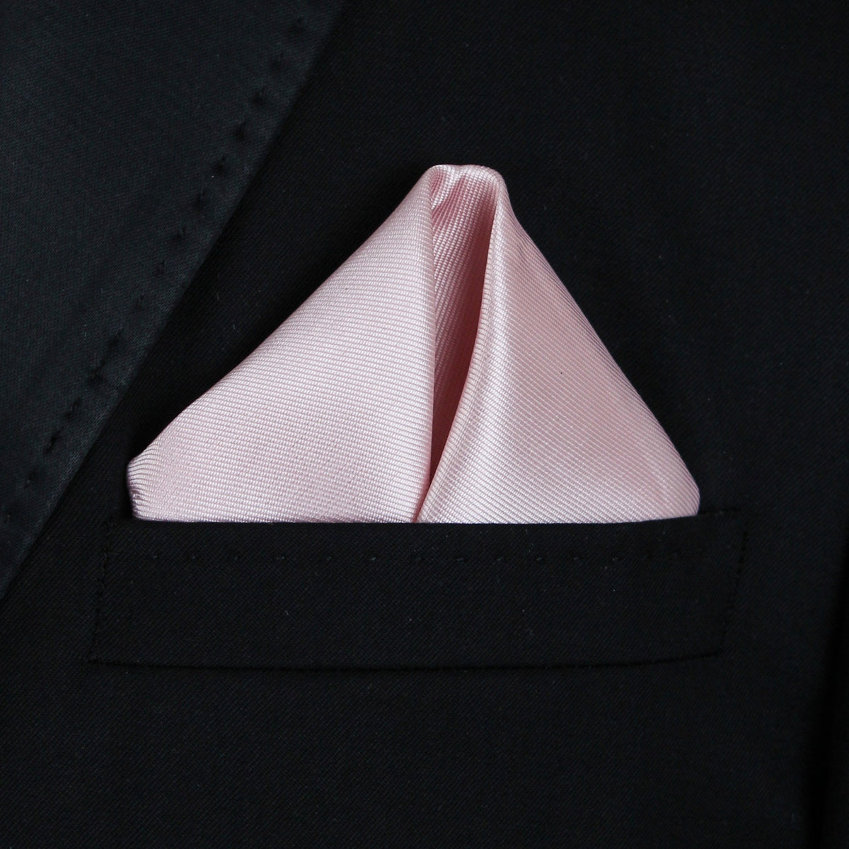 Pocket Square | Light Pink Mikado #35