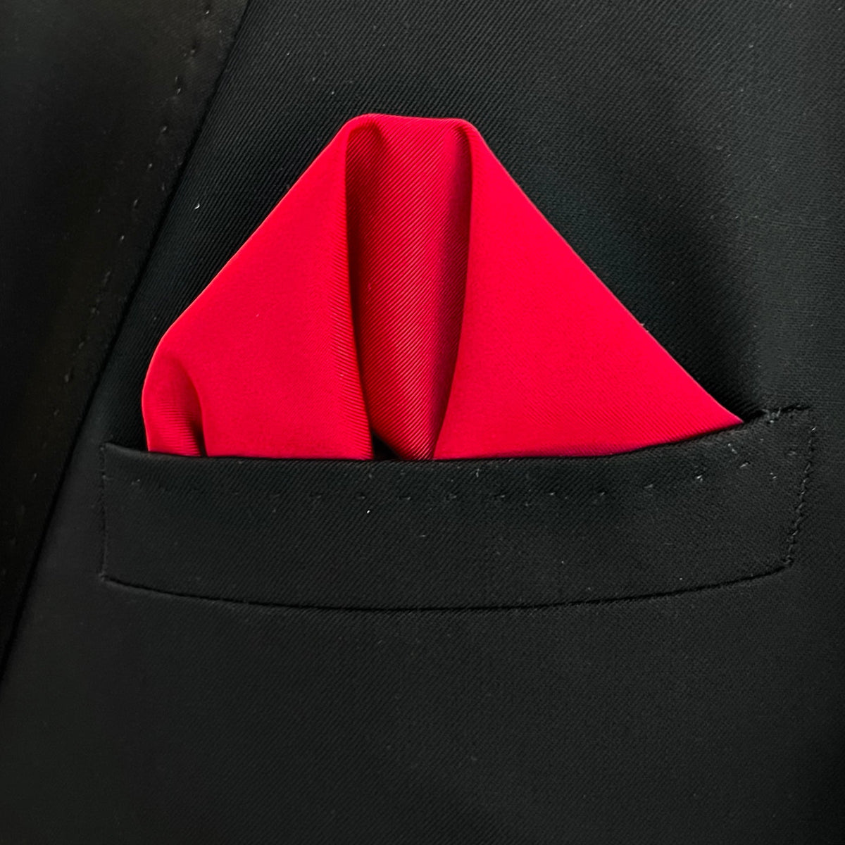 Red Slinky Pocket Square