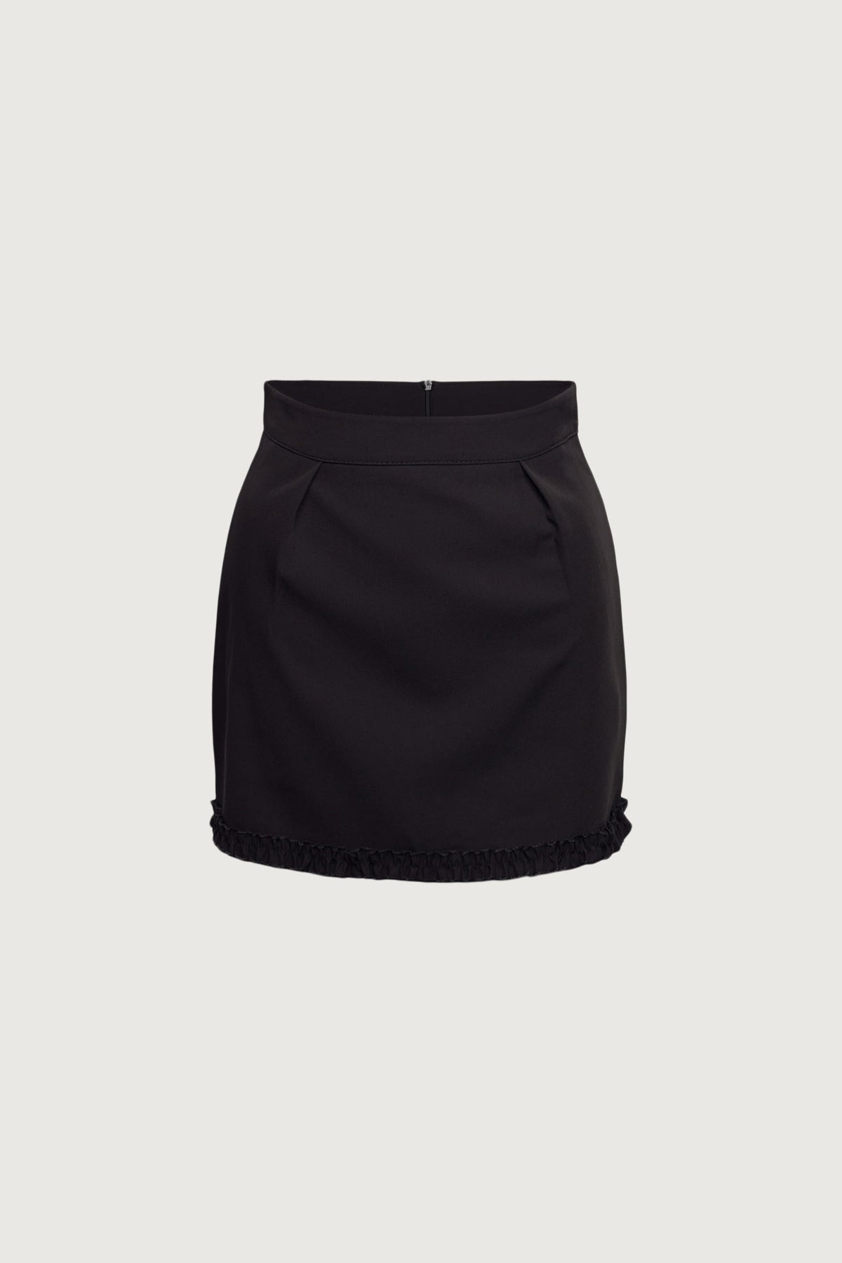 RUFFLE HEM MINI SKIRT