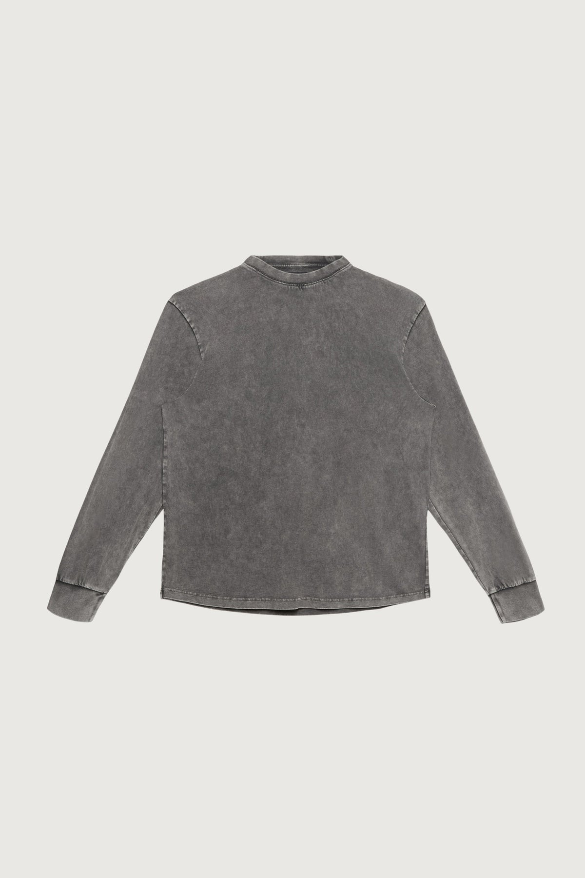 RELAXED LONG SLEEVE CREWNECK T-SHIRT