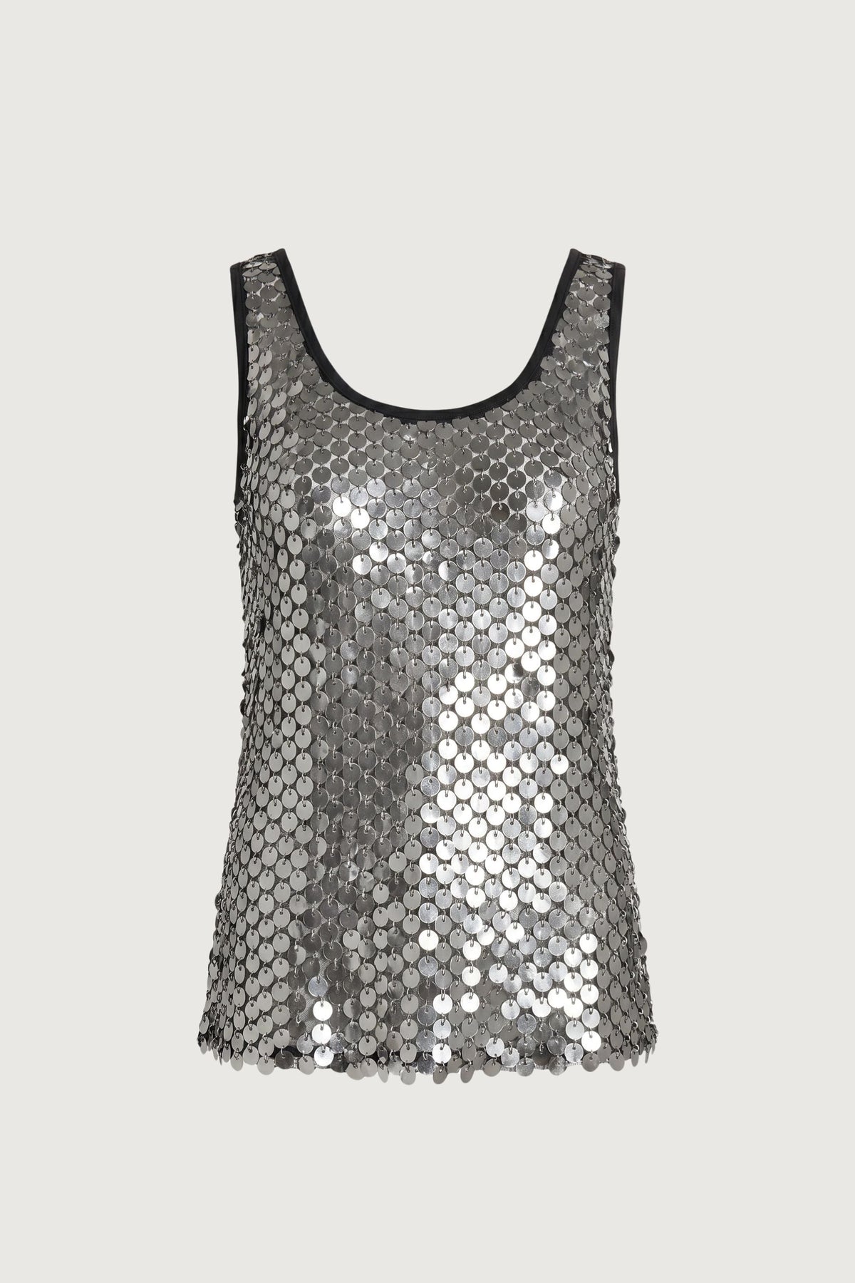 DISK SEQUIN TANK TOP