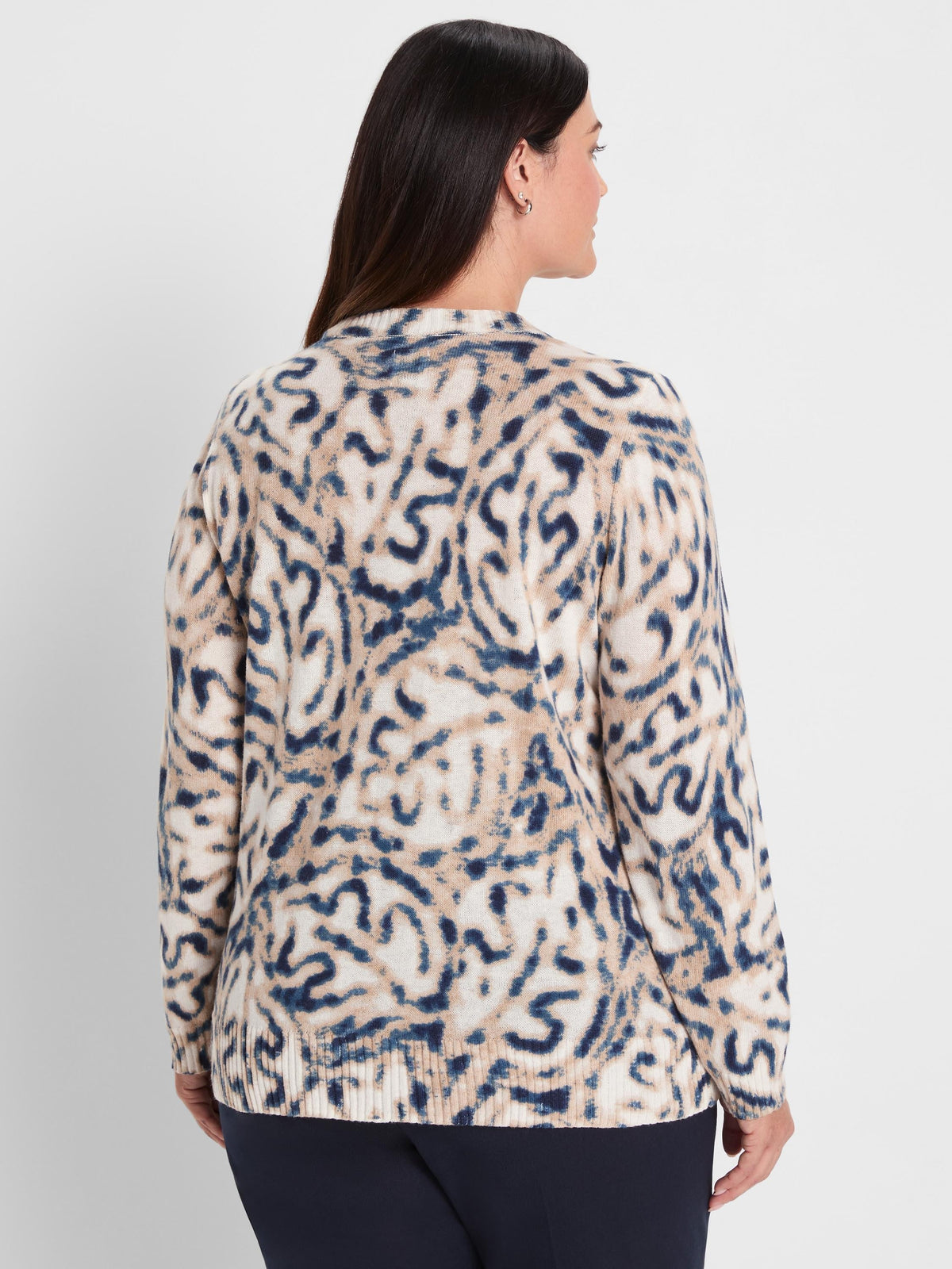 Blurry Leaf Supersoft Sweater