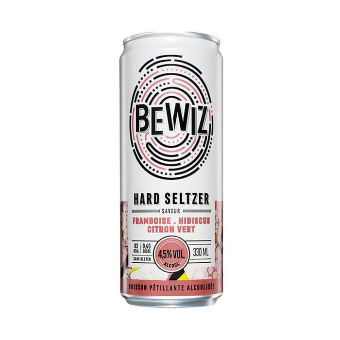 Bewiz - Framboise - Hibiscus - Citron Vert - Hard Seltzer - 12 x 33cl - Onshore Cellars