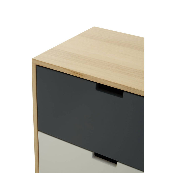 #Colour:Oak Size:3 Drawer