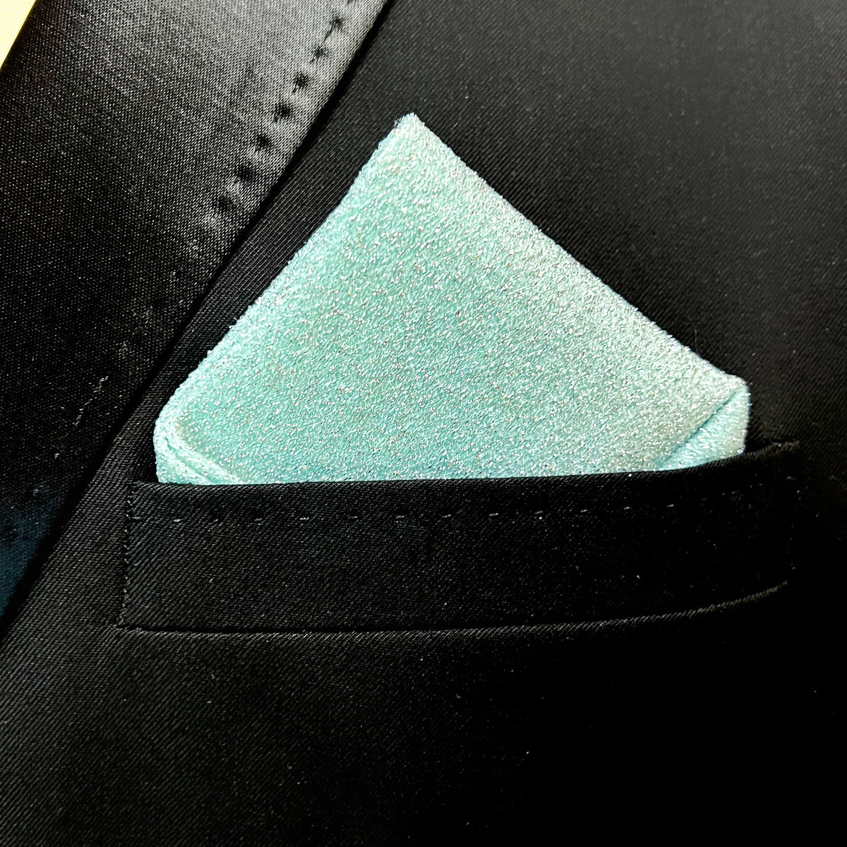 Frozen Shimmer Pocket Square