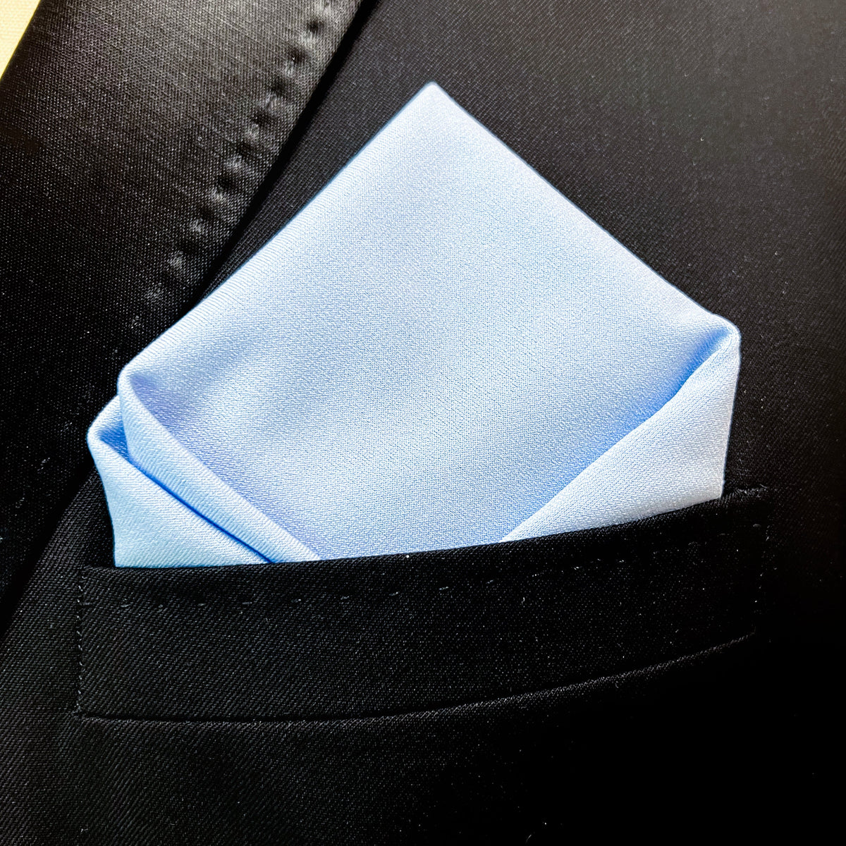Baby Blue Matte Pocket Square