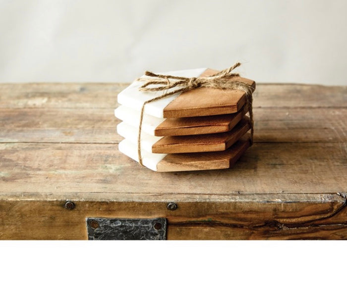 Marble & Mango Coaster Set