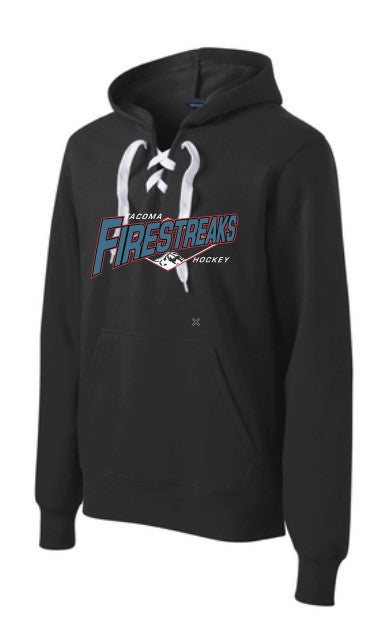 Tacoma Firestreaks Adult Hockey Lace Hoodie