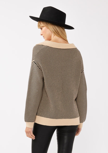 Going Places Stripe Pullover