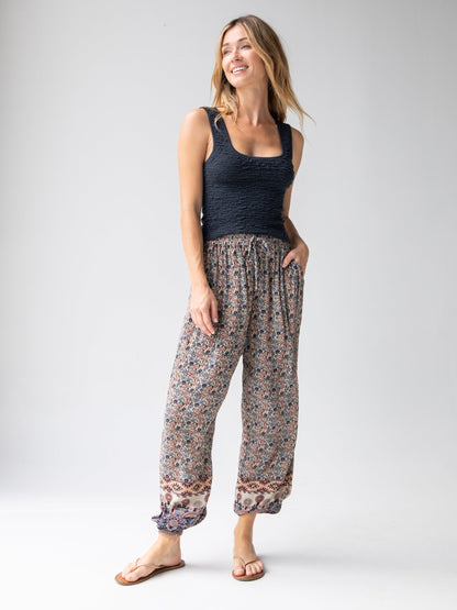 Allison Pants - Border Print
