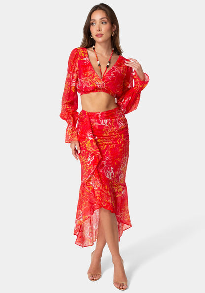 Flowy Flared Skirt