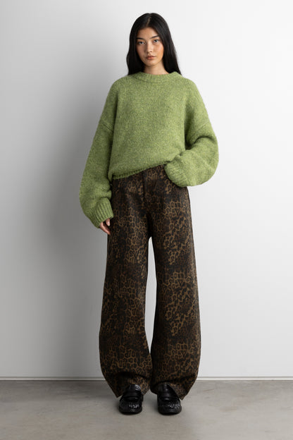 LEOPARD PRINT JEAN
