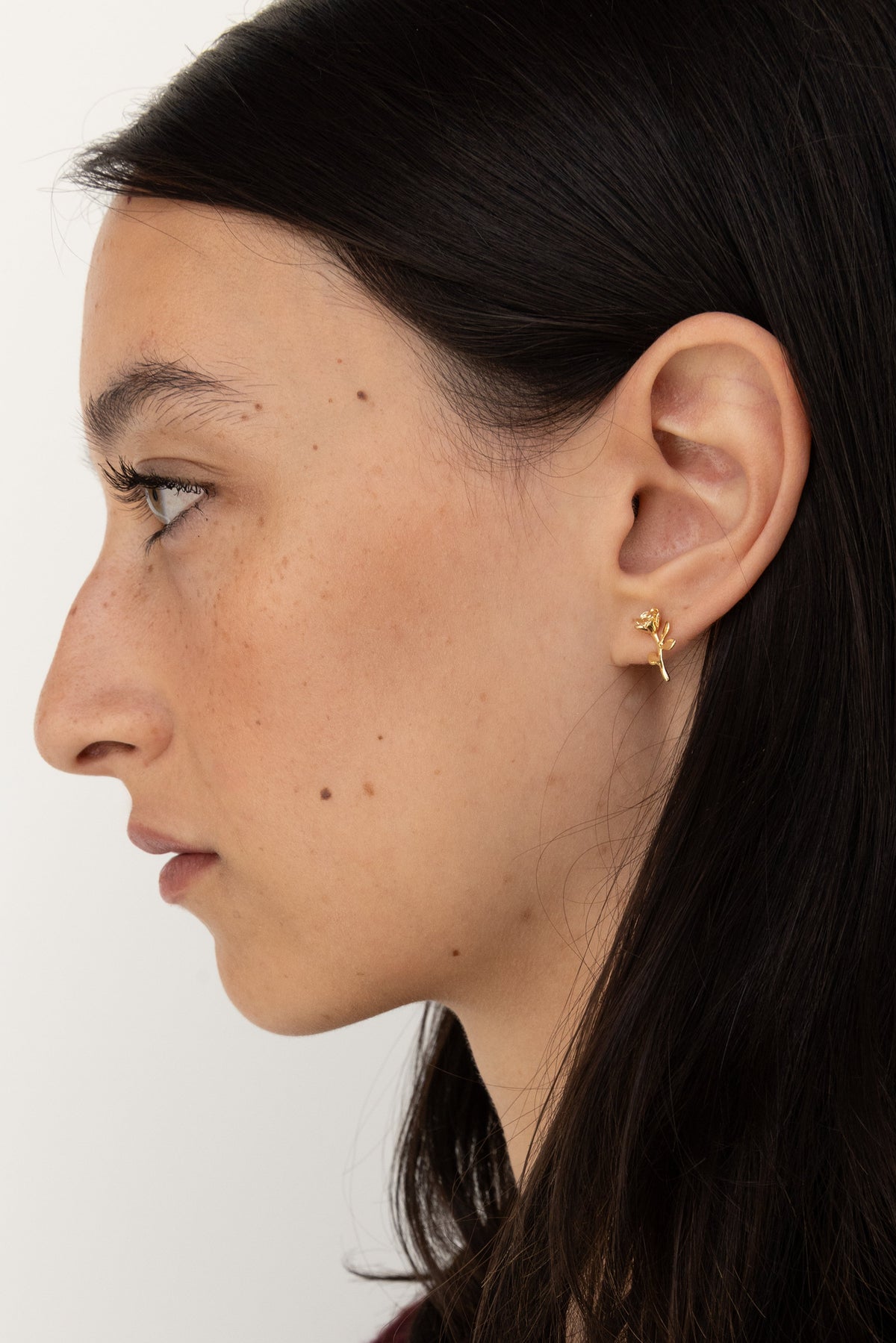 ROSE STUD EARRING