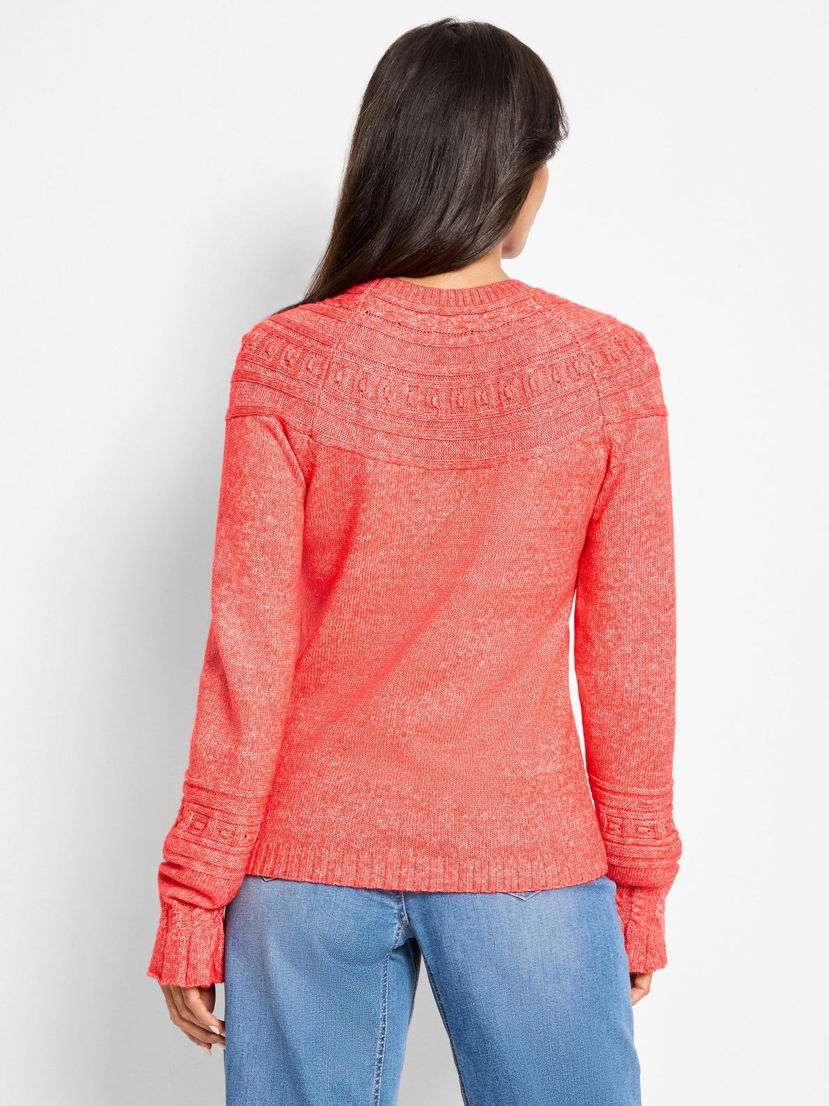 Textural Dot Cozy Sweater