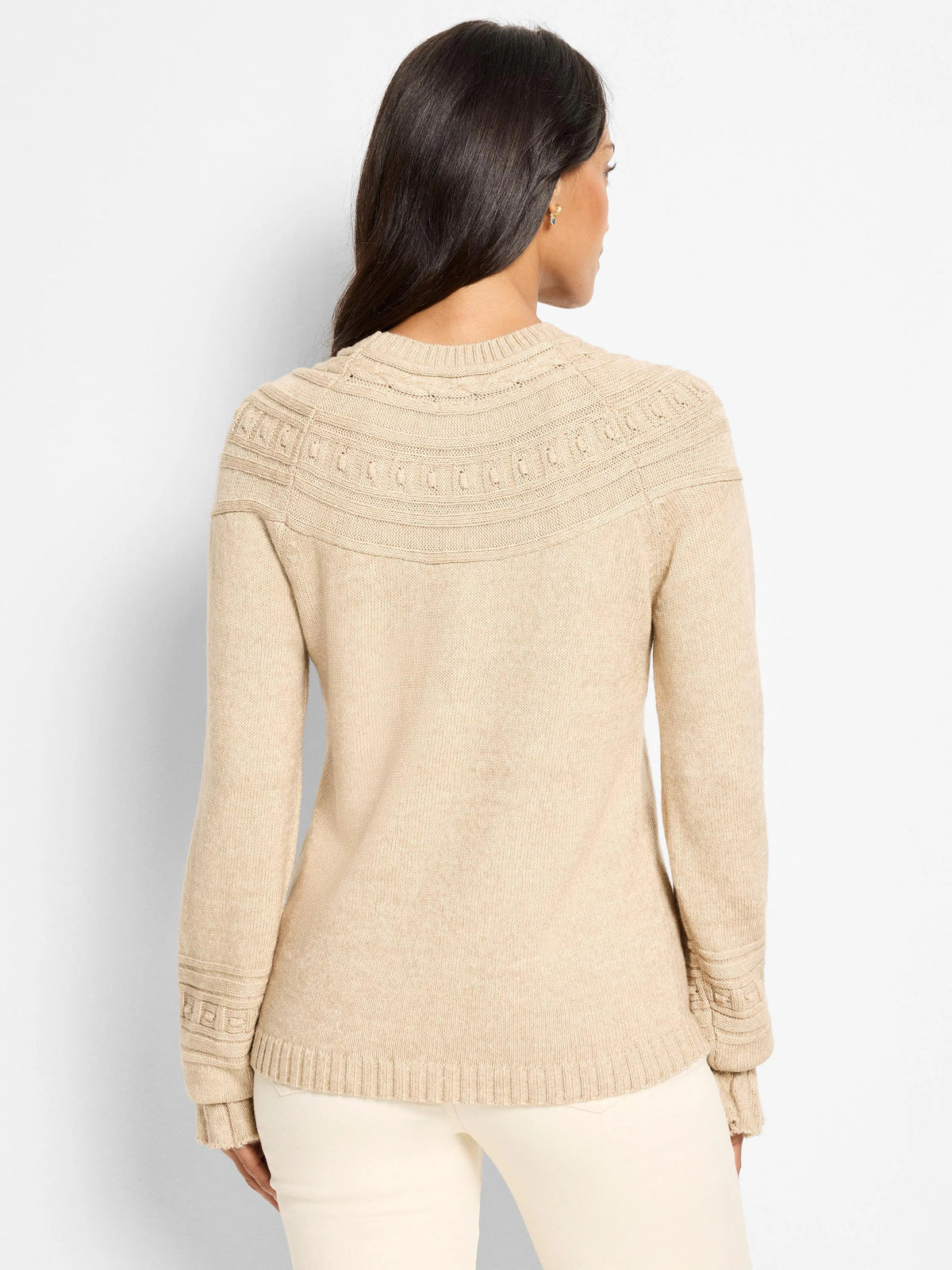 Textural Dot Cozy Sweater