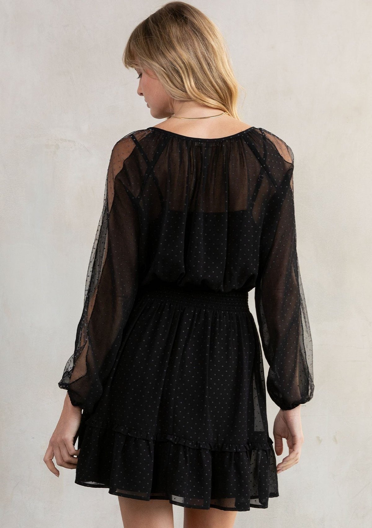 Iris Chiffon Mini Dress