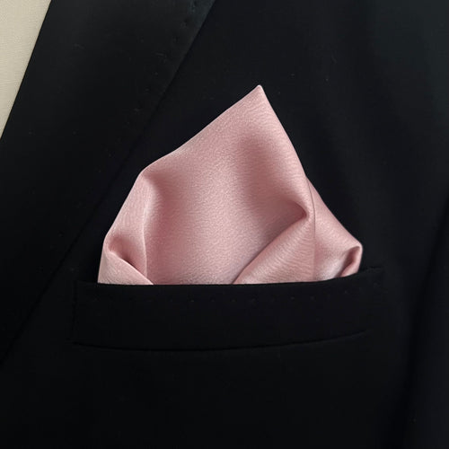 Antique Rose Satin Pocket Square