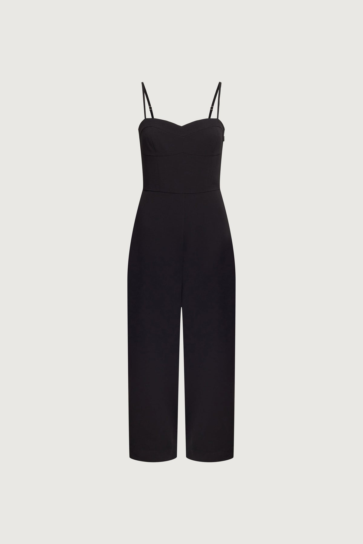 SWEETHEART NECKLINE STRAIGHT LEG JUMPSUIT