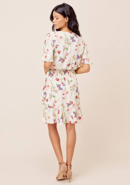 Tasha Flutter Sleeve Mini Dress