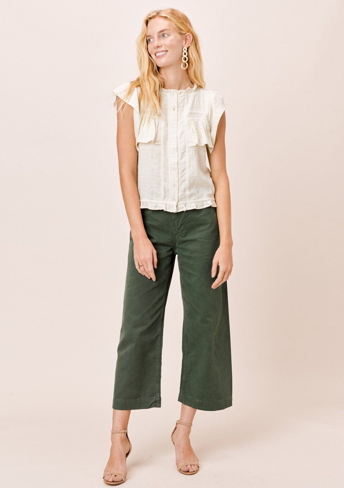 Erin Textured Cotton Top