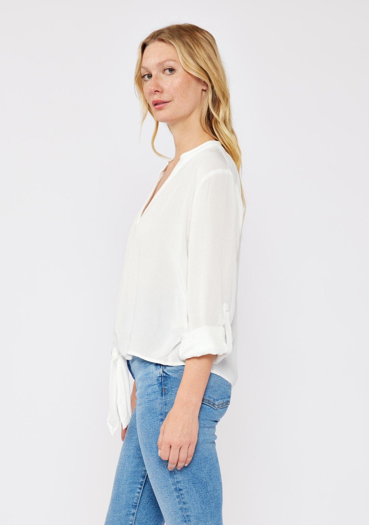 Lilly Tie Front Top