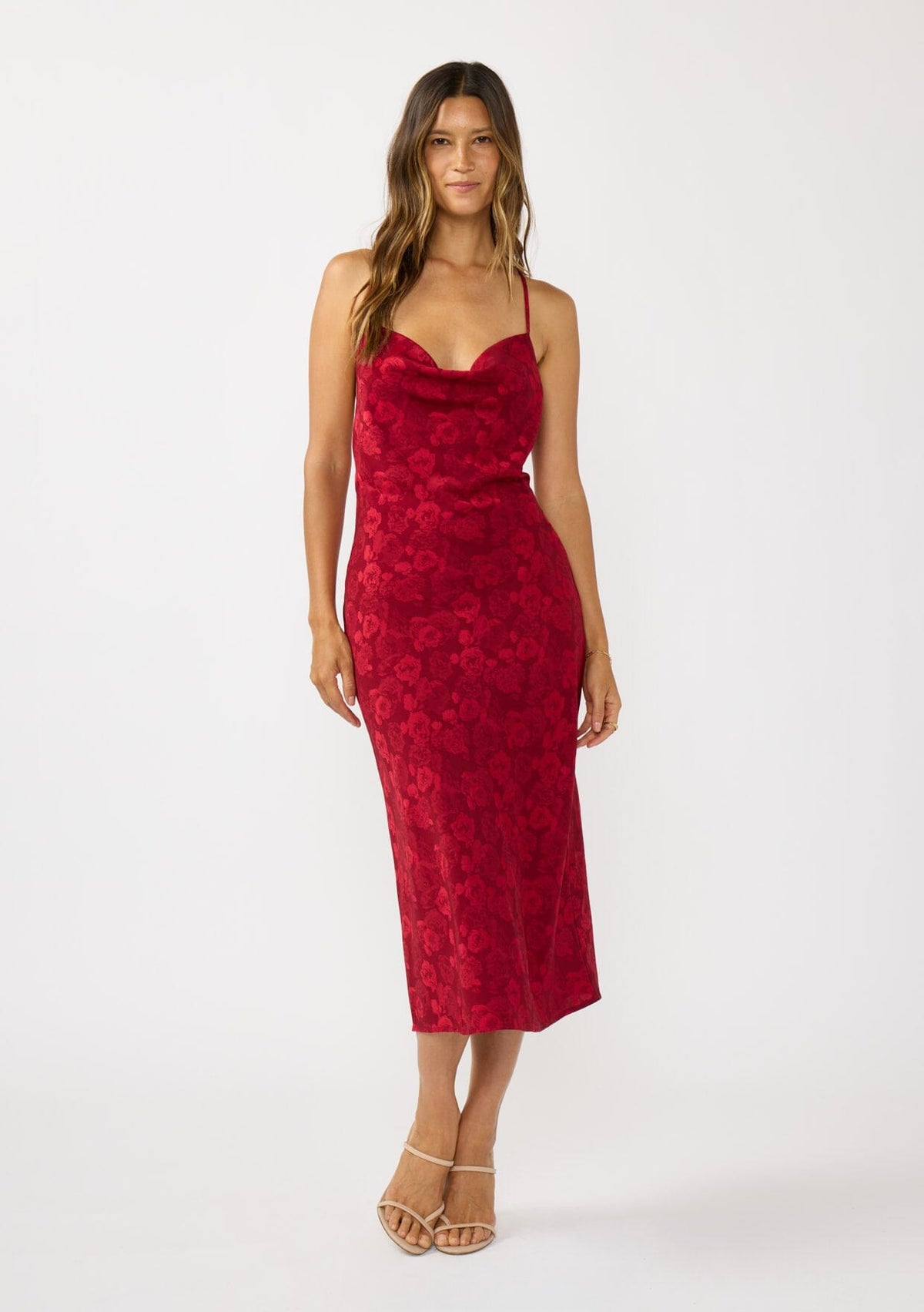 Wild Rose Midi Dress