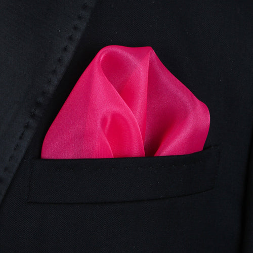Pocket Square | Hot pink organza #29