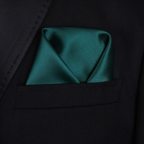 Pocket Square | Emerald Soft Satin #56
