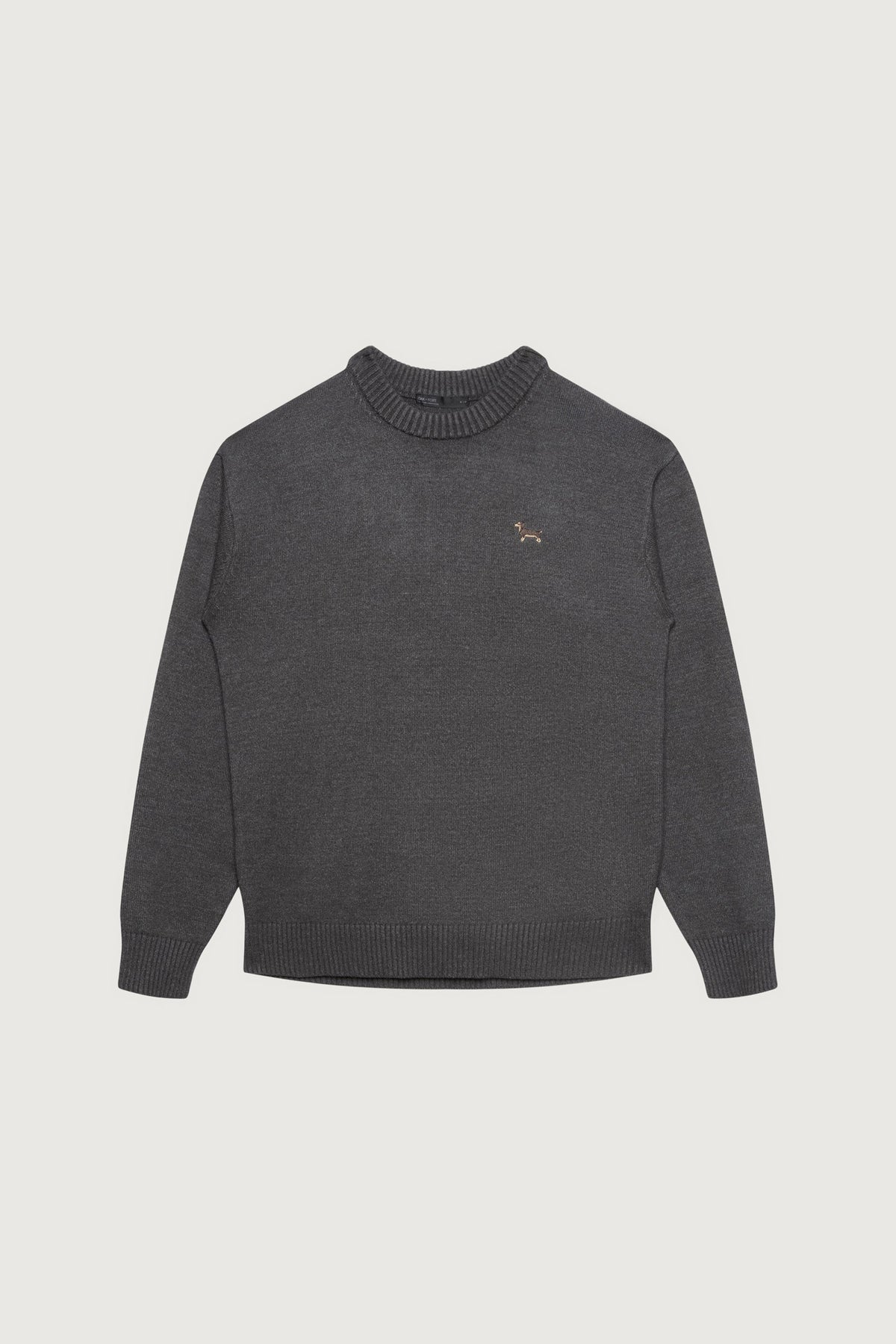 CLASSIC FITTED EMBROIDERED SWEATER