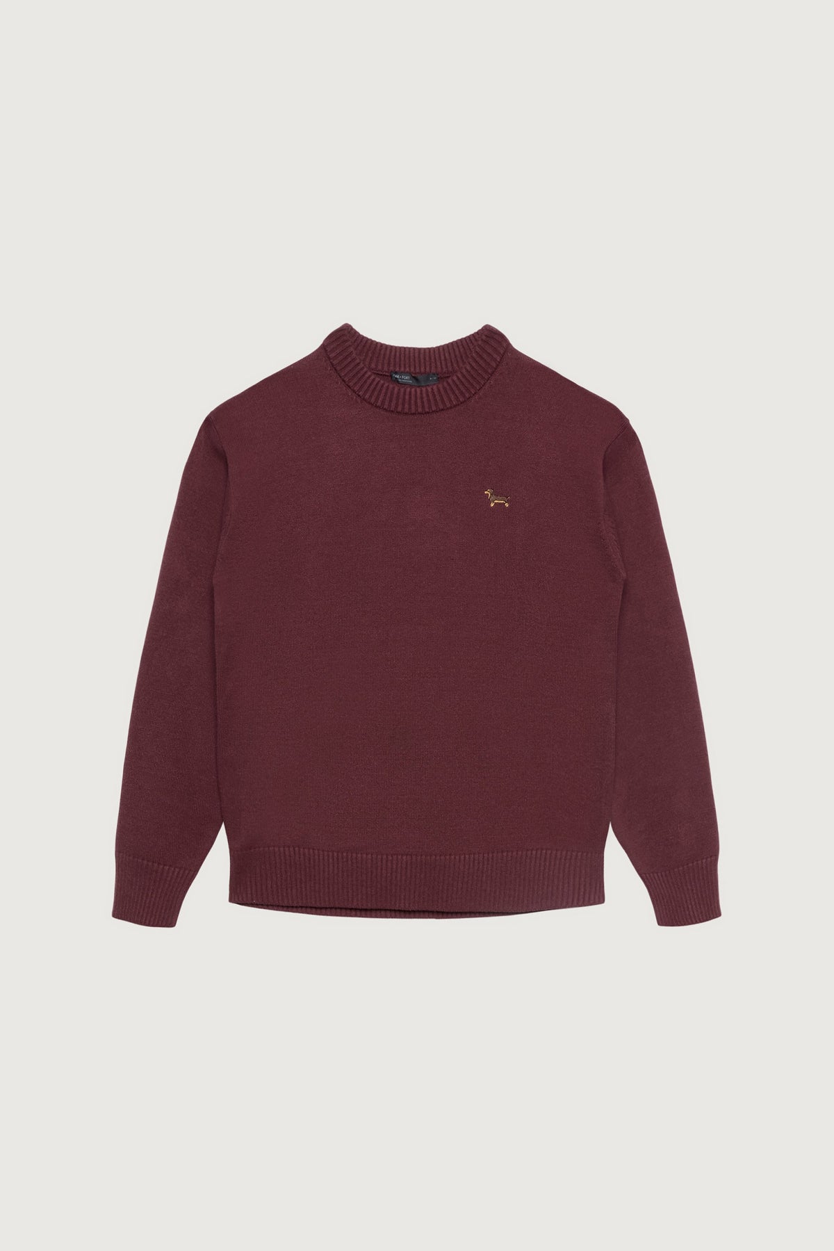 CLASSIC FITTED EMBROIDERED SWEATER