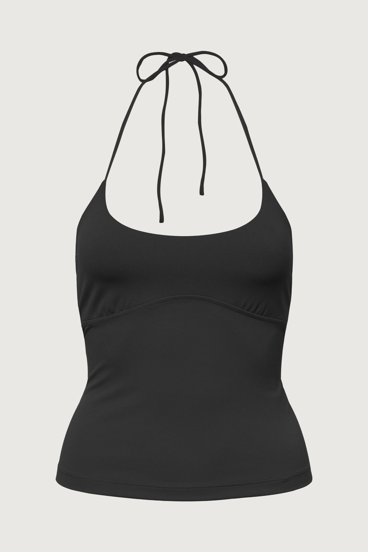 SCOOP NECK HALTER TOP