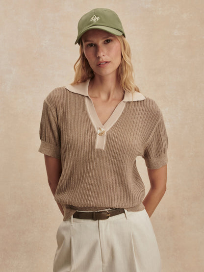Varley Perine Knit Polo