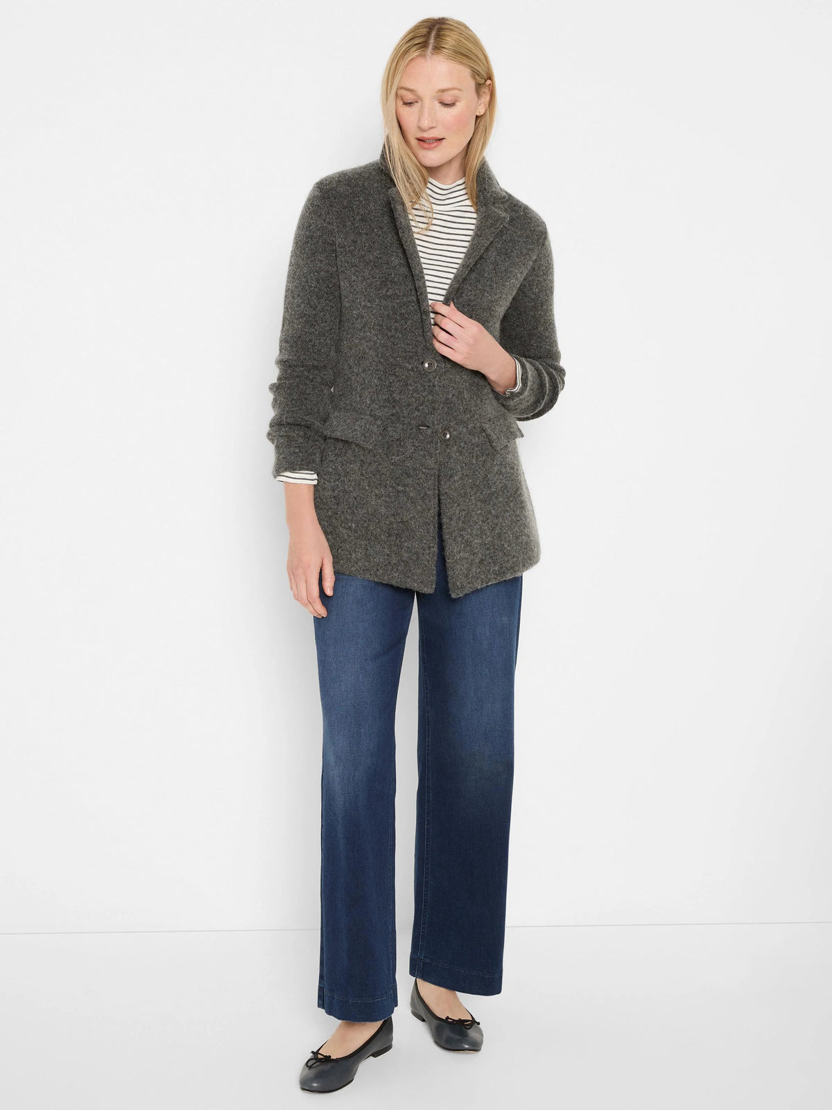 Brushed Doubleknit Blazer