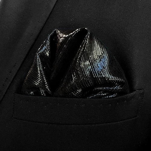 Black Lustre Pocket Square