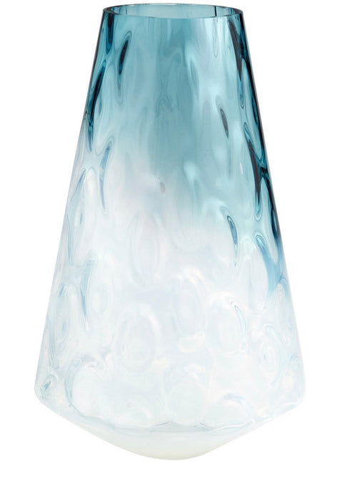 Blue & Clear Vase large