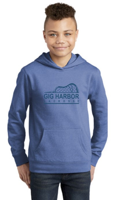GH Lacrosse Youth Fleece Hoodie (Side Stick Logo)