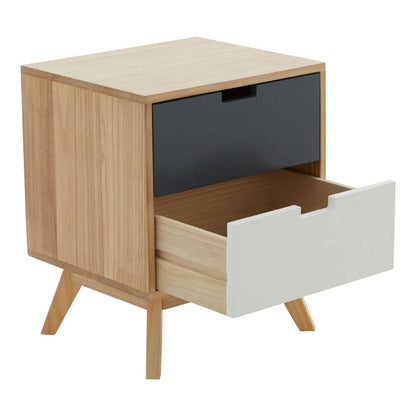 #Colour:Oak Size:2 Drawer