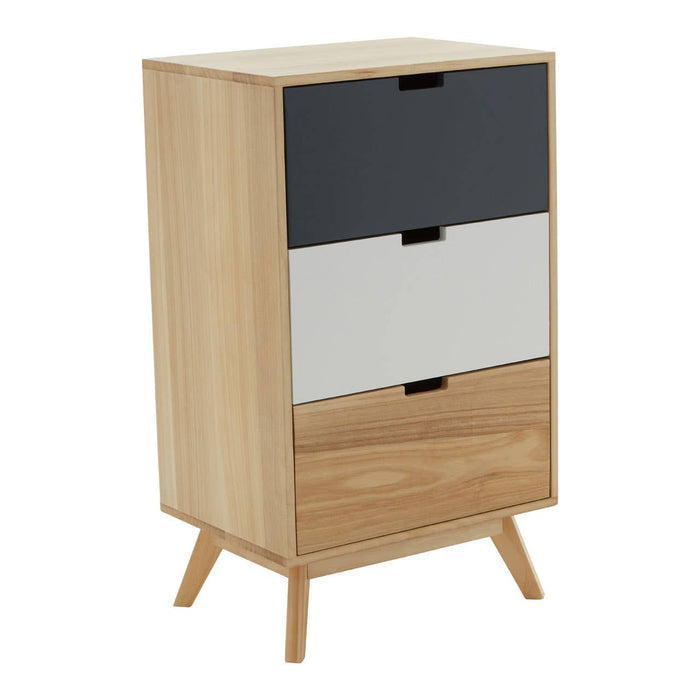 #Colour:Oak Size:3 Drawer